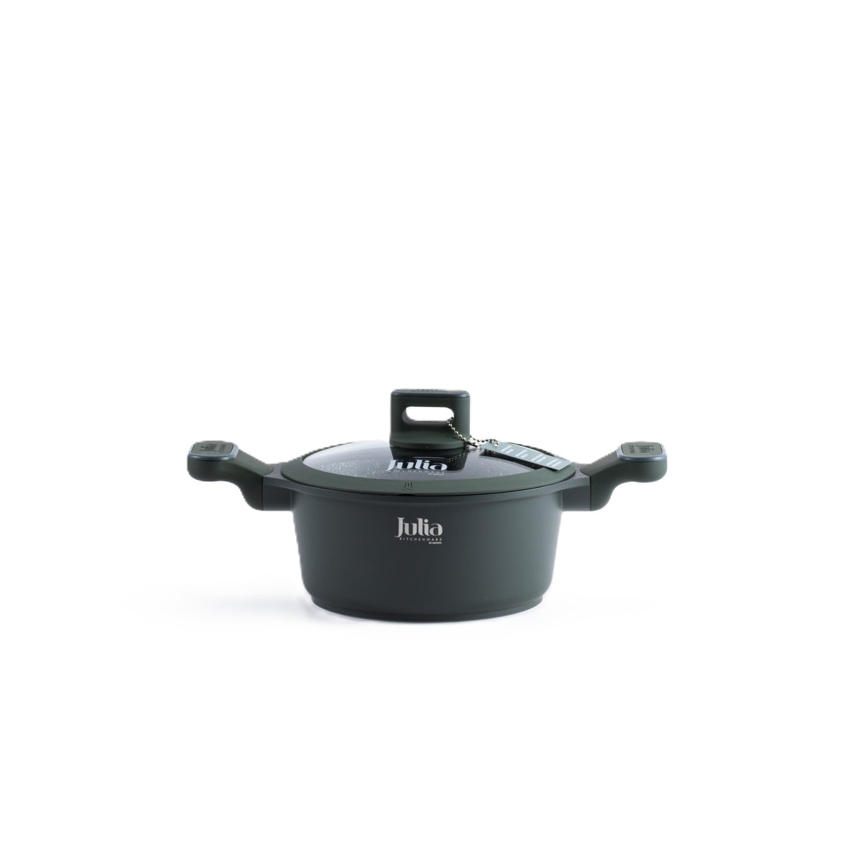 Julia Elite Pro 8" Nonstick Cooking Pot with Lid – Green