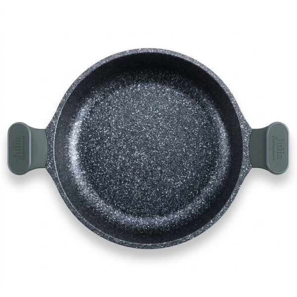 Julia Elite Pro 11" Nonstick Shallow Cooking Pot with Lid – Green