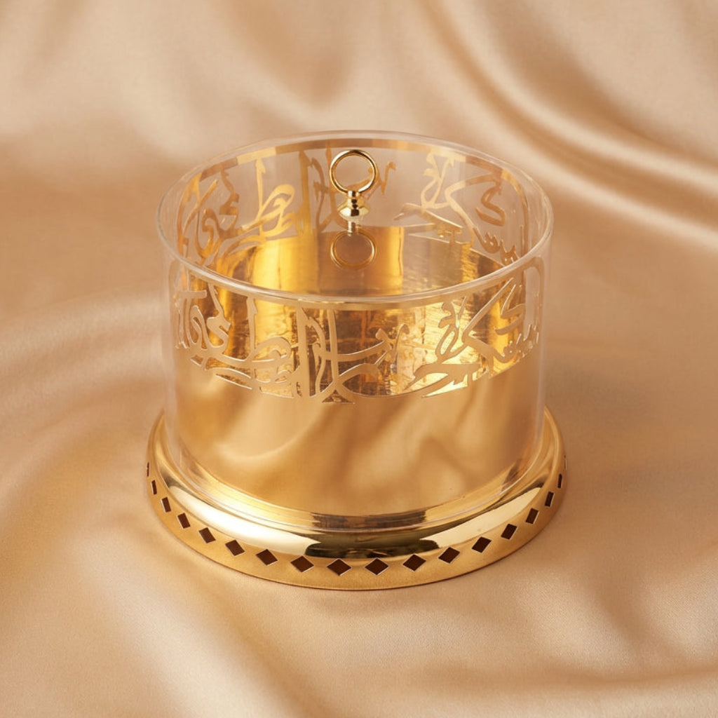 Jiwar - Small Sleek Plate Stand - Gold