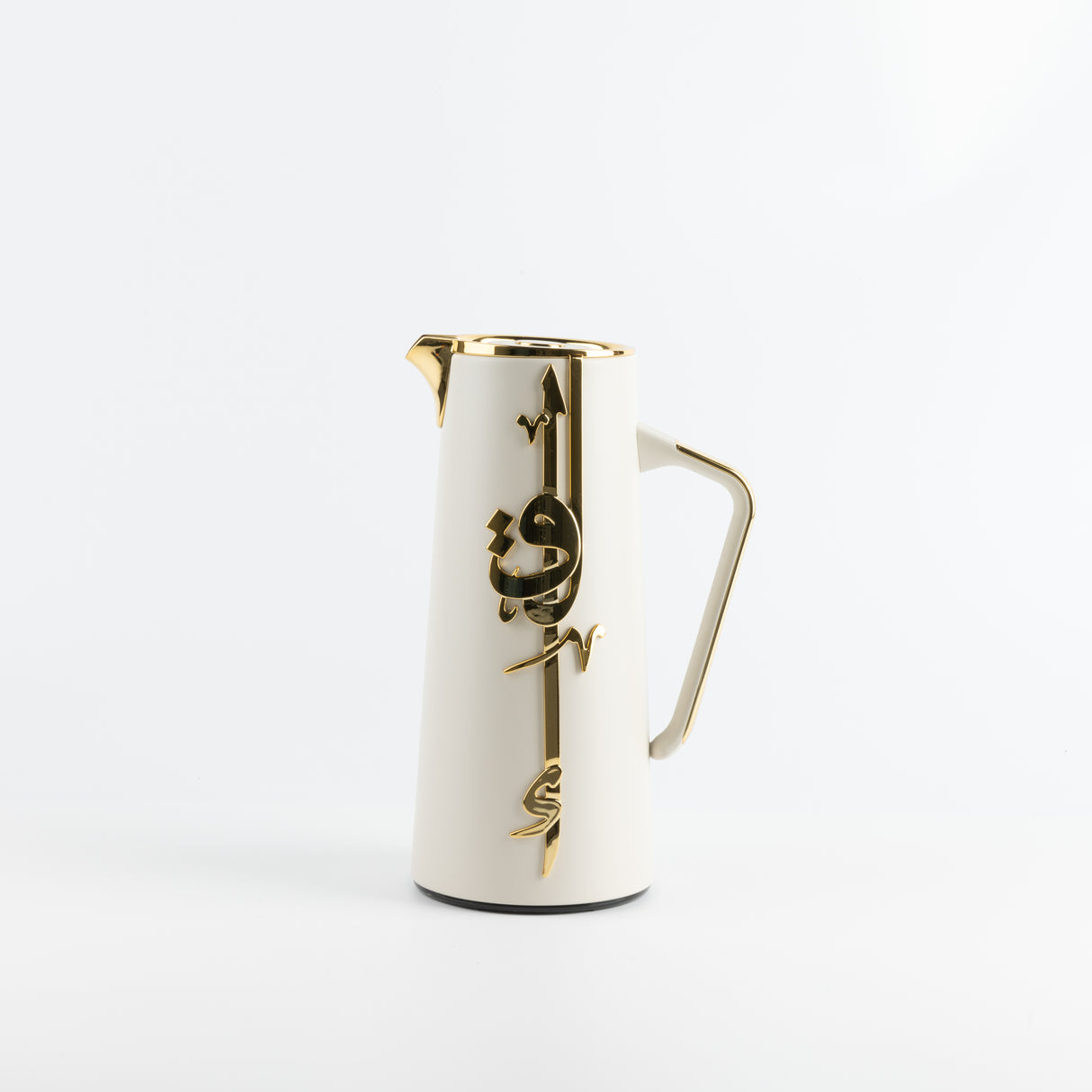 Liqa'a - Vacuum Flask / Thermos - Beige & Gold