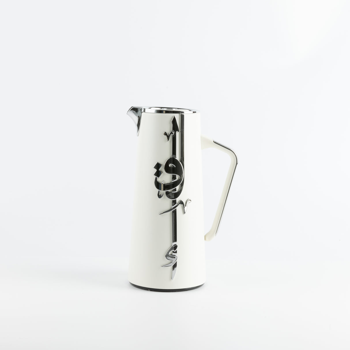 Liqa'a - Vacuum Flask / Thermos - Pearl White & Silver