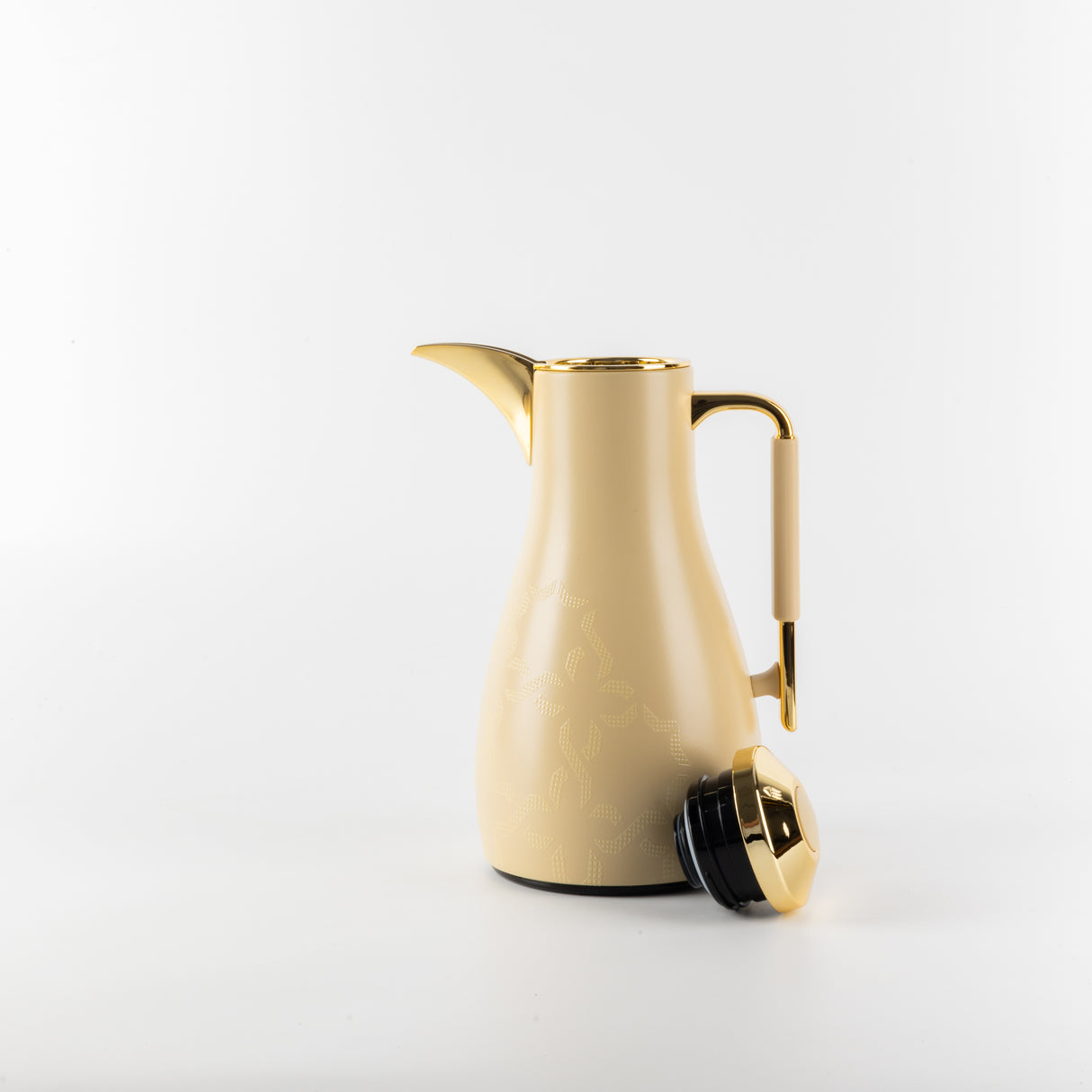 Octara - Vacuum Flask / Thermos (Set of 2)- Ivory & Gold