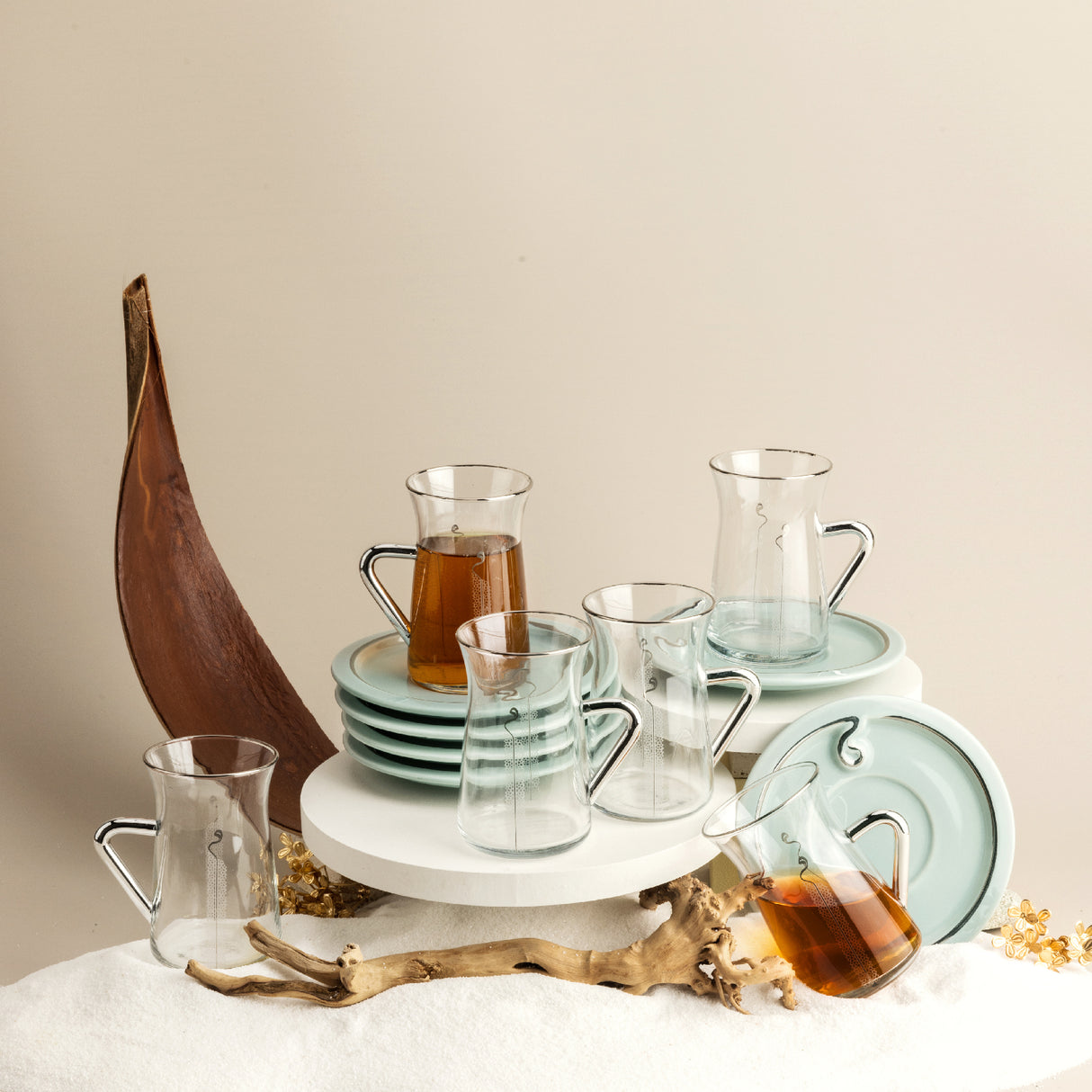 Noor Serving Bundle - in Blue