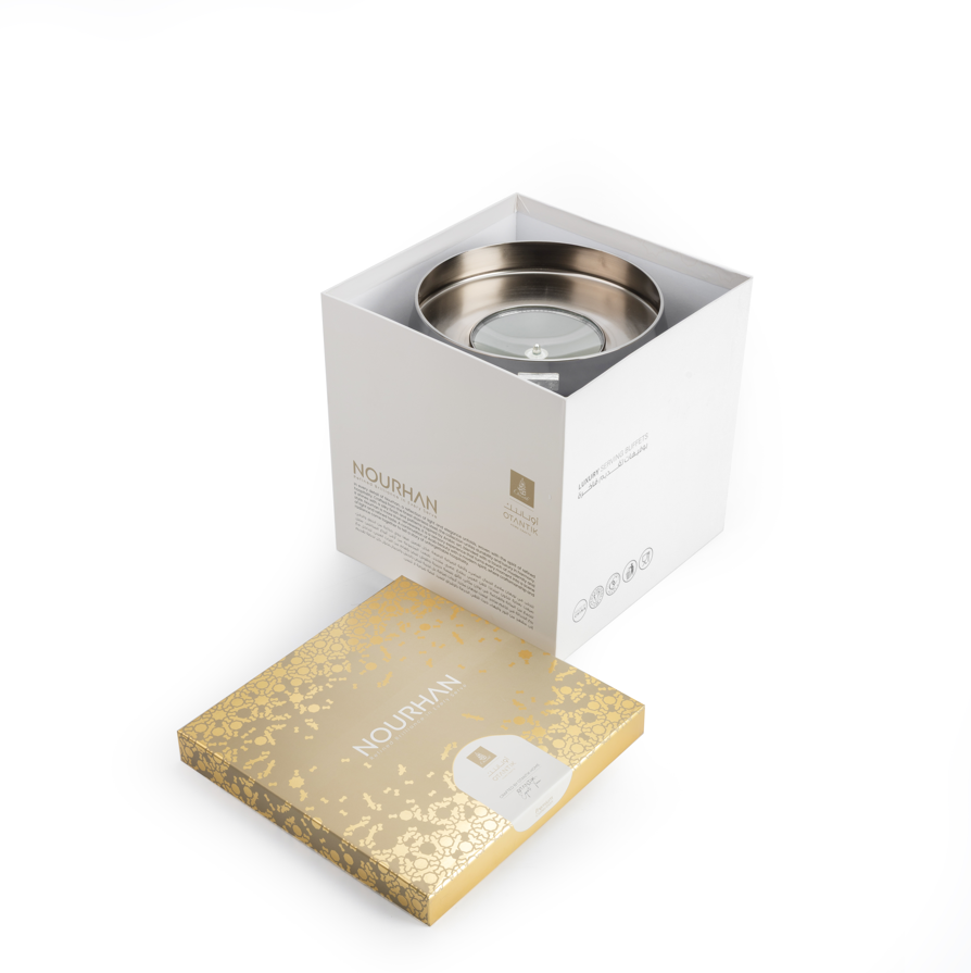 Nourhan - 2.5 Liters Chafer - Bronze & Silver