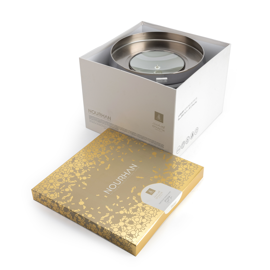 Nourhan - 6 Liters Chafer - Gold & Beige