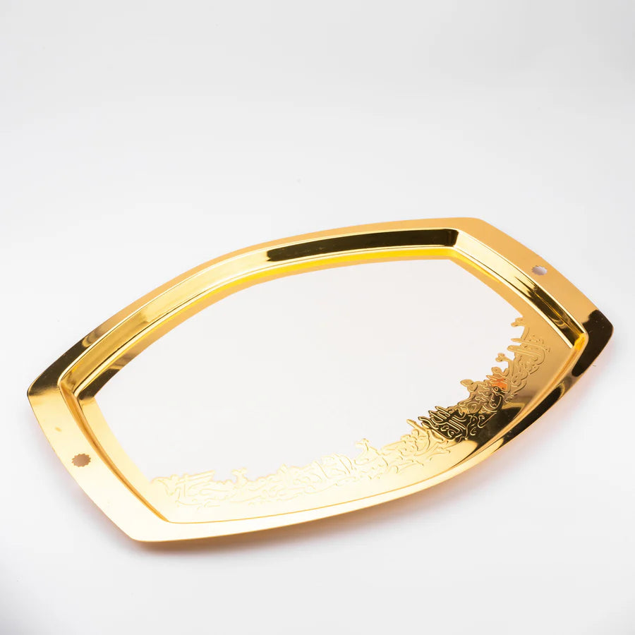 Limited Edition Elegant Serving Set – White & Gold