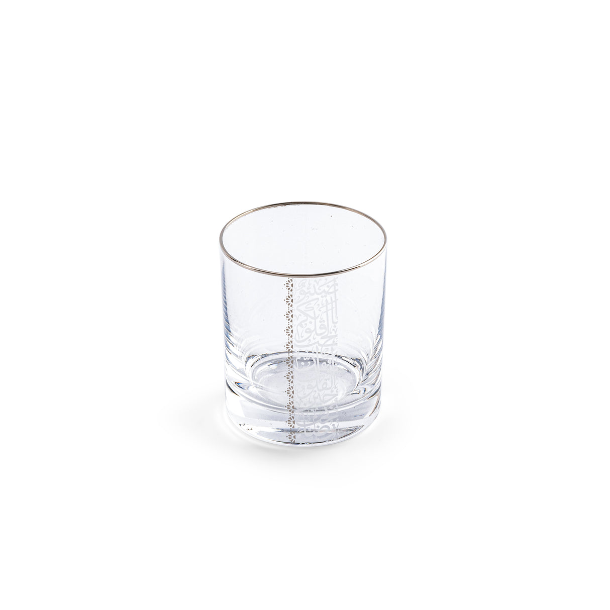 Nour - Jarra con 6 tazas cortas - Plata