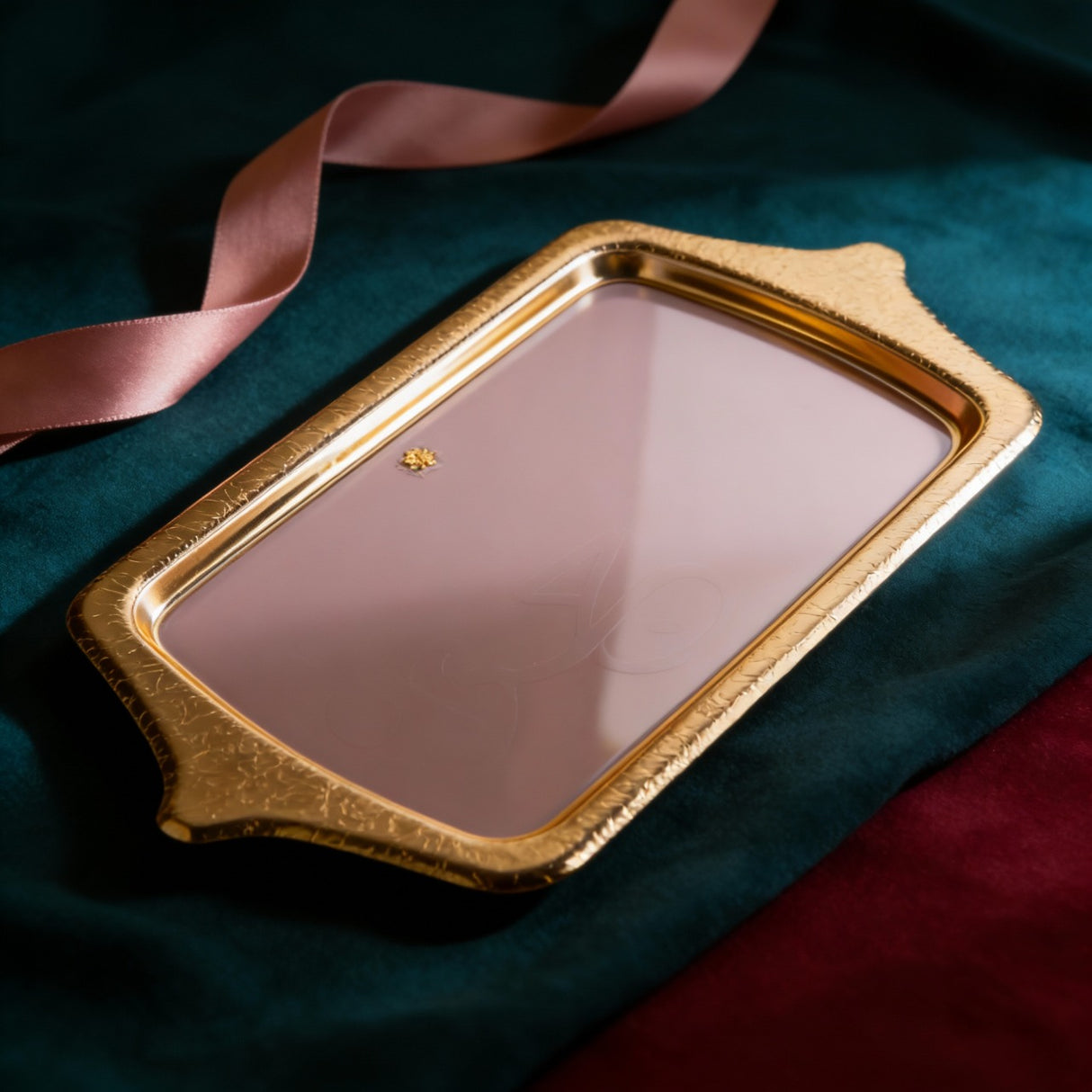 Jiwar - Serving Tray - Lavender & Gold