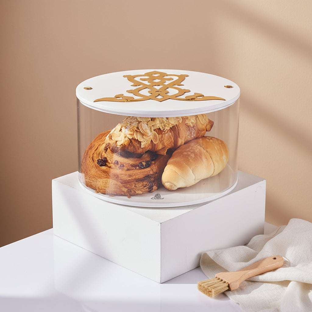 Rumi - The Luma Large Bread & Pastry Dome - white