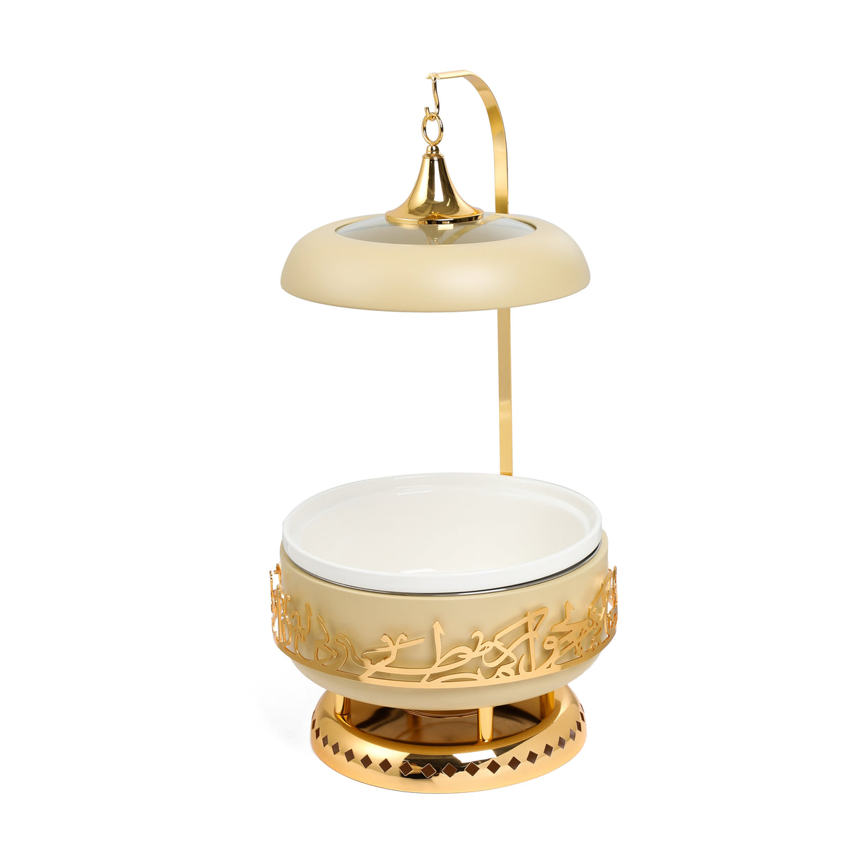 Jiwar - 6 Liters Chafer - Ivory & Gold