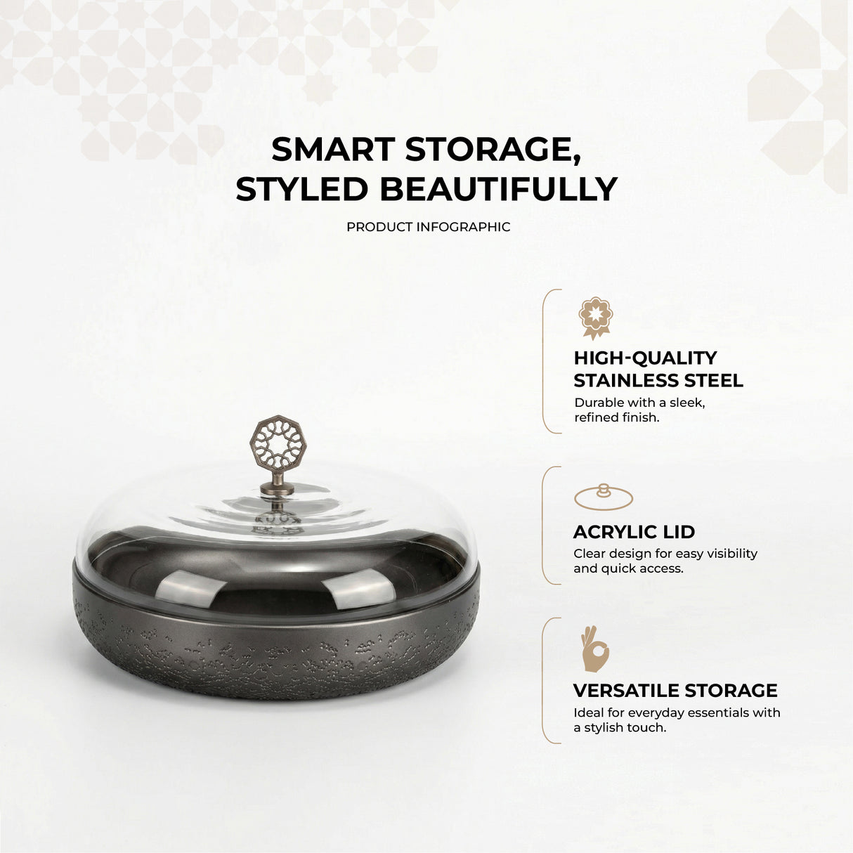 Nourhan - Large Canister - Black Walnut