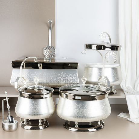 Nourhan Chafers in Silver