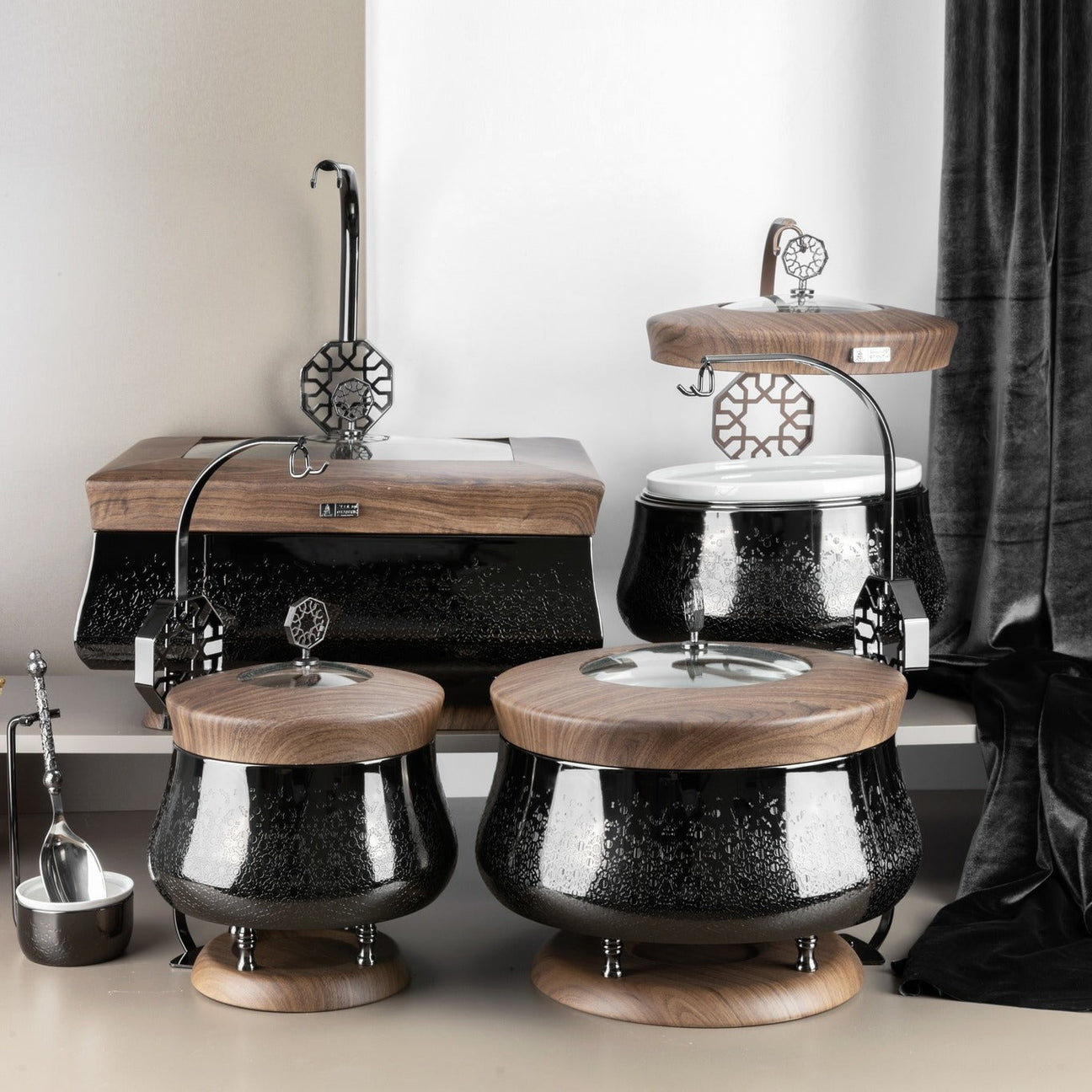 Nourhan Chafers in Black Walnut