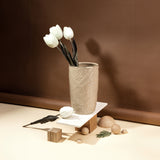 Luxury Diwan - Medium Decorative Vase - Coffee & Gold