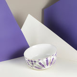 Amal - Single 8 Salad Bowl  - Purple & Gold