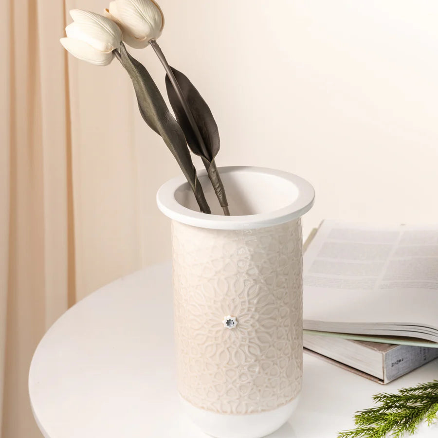 The Smoky Ambience Set – Beige & Silver