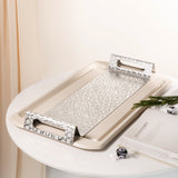 Asala - Serving Tray - Beige & Silver