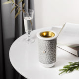 Asala - Incense Burner - Grey & Gold