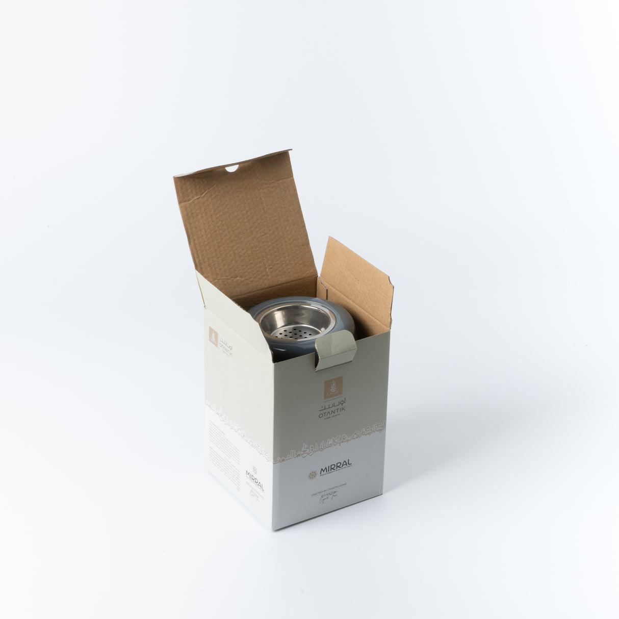 Mirral - Incense Burner - Dark Blue & Silver