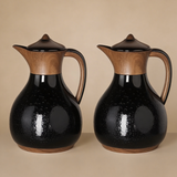 Nourhan - Vacuum Flask/Thermos - Black Walnut