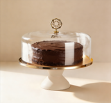 Nourhan - Cake Set (9-Pc) - Matt Gold & Beige