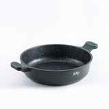 Julia Elite Pro 12.5" Nonstick Shallow Cooking Pot with Lid – Green