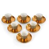 Turkish  Coffee Set 12Pcs From Majlis - Grey