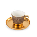 Tea Porcelain Set 12 Pcs From Majlis - Brown