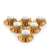 Luxury Majlis - Cappuccino Cups - Grey