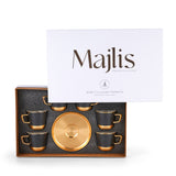 Luxury Majlis - Cappuccino Cups - Black