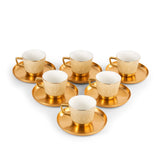 Tea Porcelain Set 12 Pcs From Majlis - Beige