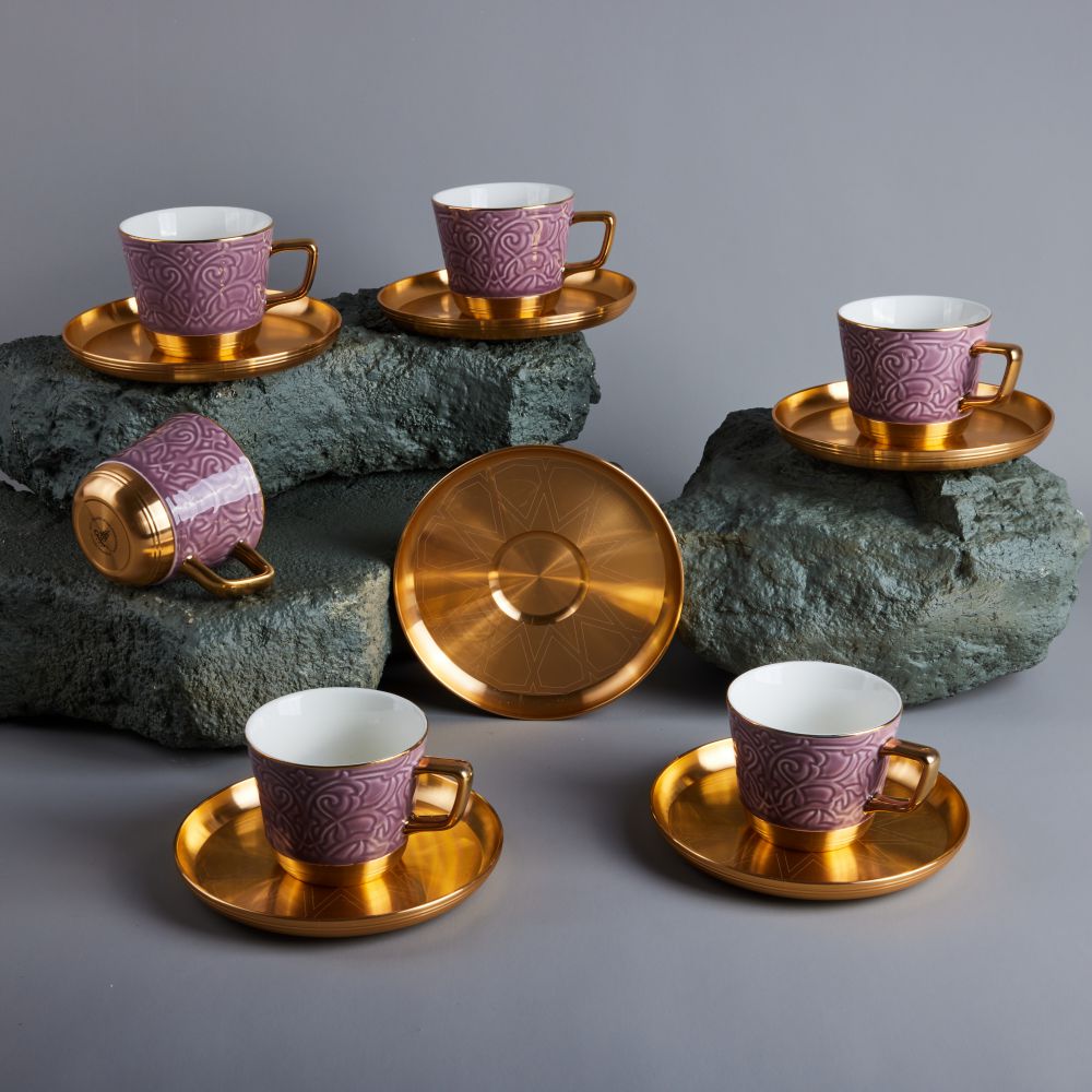 Luxury Majlis - Cappuccino Cups - Purple