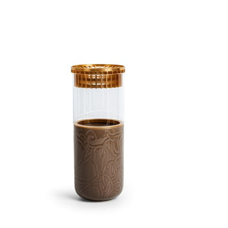 Luxury Majlis - Medium Decorative Vase - Brown & Gold