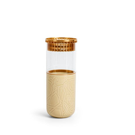 Luxury Majlis - Large Decorative Vase - Beige & Gold