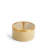 Luxury Majlis - Large Canister - Beige & Gold