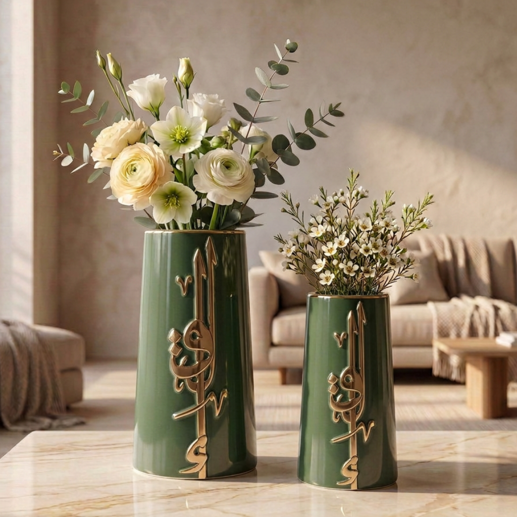 Bundle- Liqaa Harmony Set - Olive green & Gold