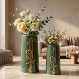 Bundle- Liqaa Harmony Set - Olive green & Gold