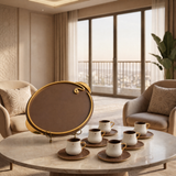 Bundle- The Coffee Serving Set - Brown & Gold