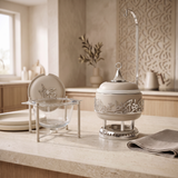 Bundle- Deluxe Hosting Buffet Set – Beige & Silver