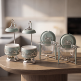 Bundle- Ultimate Deluxe Hosting Buffet Set - Mint green & Silver