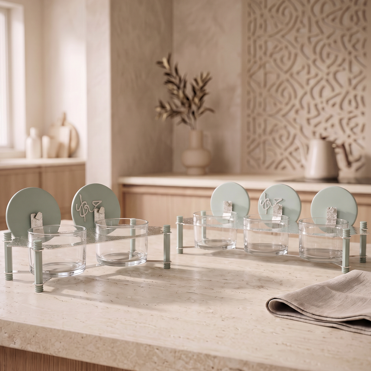 Bundle- The Elegant Hosting Pair – Mint Green & Silver