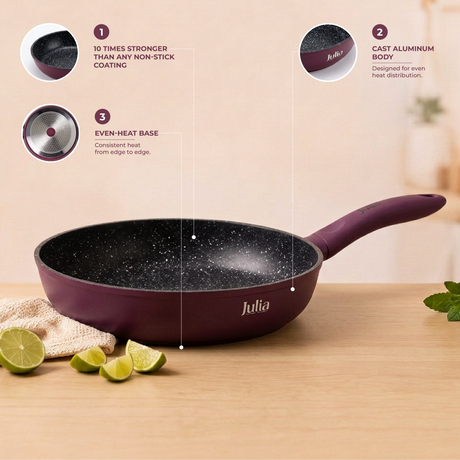 Julia Elite Velvet Berry 11" Nonstick Frying Pan – Velvet Berry