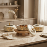 The Buffet Hosting Trio – Beige & Gold