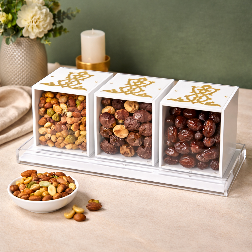 Rumi - The Noir Trio Display Set - White