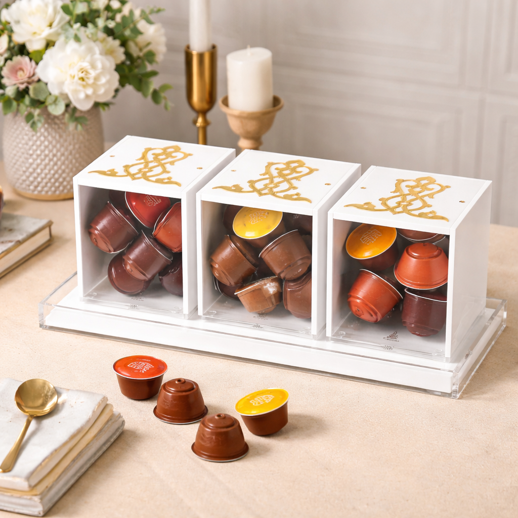 Rumi - The Noir Trio Display Set - White