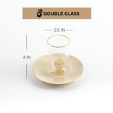 Naqsh - Tea Set (12-Pc) - Ivory & Gold