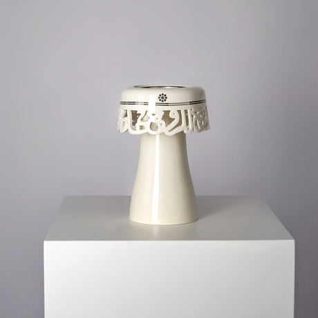 Mirral - Incense Burner - White & Silver