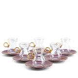 Elegant Joud- Tea Set (Set of 19) -Purple