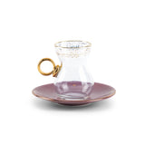 Elegant Joud- Tea Set (Set of 19) -Purple