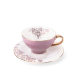 Stylish Lilac - Cappuccino Cups- Purple & Gold